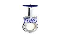 TOBO टिकाऊ उच्च तापमान ANSI 150LB स्टेनलेस स्टील 316 वेफर चाकू गेट वाल्व