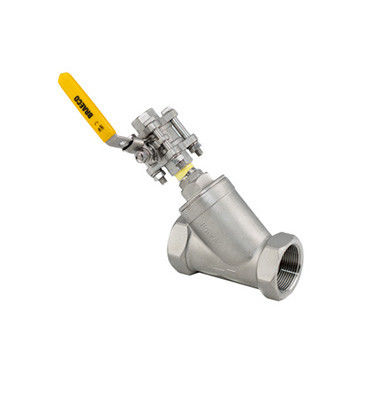 1/2--4" CF8M स्टेनलेस स्टील Y प्रकार महिला धागा स्ट्रेनर NPT BSPT PT BSP