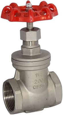 1-1 / 4 &quot;200PSI WOG हैवी ड्यूटी गेट वाल्व NPT महिला SS316 CF8M