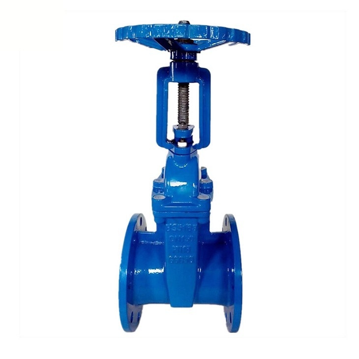 Asme B16.10 Dn100 नॉन राइजिंग स्टेम Ansi/Awwa C550 Class 150 Flange End Gate वाल्व